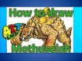 How to draw Methuselah from Godzilla King of the Monsters