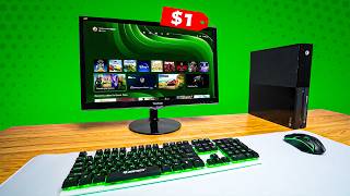 I Built A Gaming Setup Using Only The $1 Store!