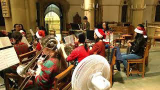 The Priory Select Wind Ensemble Performs Sleigh Ride