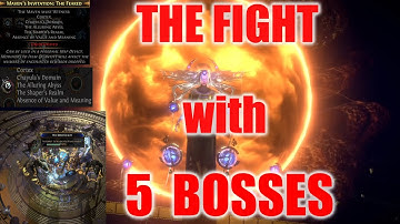 PoE 3.13/ The fight with 5 bosses (The Feared) (Внушающие Страх) / Path of Exile 3.13/ ПОЕ 3.13