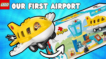 LEGO DUPLO Ep 40: First Time at the Airport 10443 (unboxing & building)