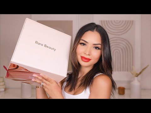 TRYING RARE BEAUTY BY SELENA GOMEZ | FIRST IMPRESSIONS