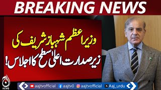 High-Level Meeting Chaired by Prime Minister Shehbaz Sharif - Aaj News Pakistan