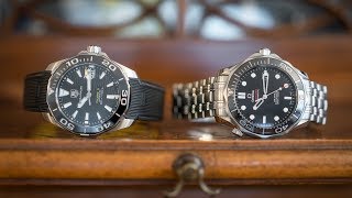 Omega Seamaster 300m vs TAG Heuer Aquaracer 300m - 1 Year Later - YouTube