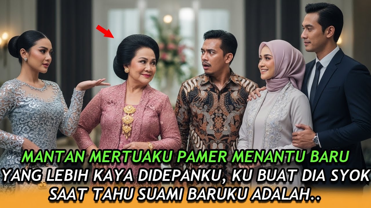 MANTAN MERTUAKU PAMER MENANTU BARU YANG KAYA DIDEPANKU, KUBUAT DIA SYOK SAAT TAHU SUAMI BARUKU..