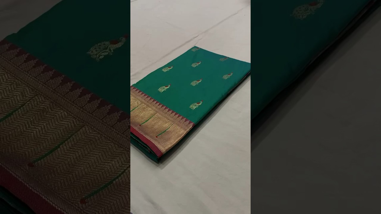 Paithani Soft Silk Contast Border Saree