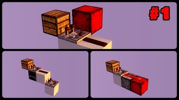 Minecraft Redstone | Useful Circuits #1: 15 Signal Strenght Detectors
