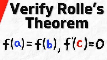 Verify the Conditions of Rolle