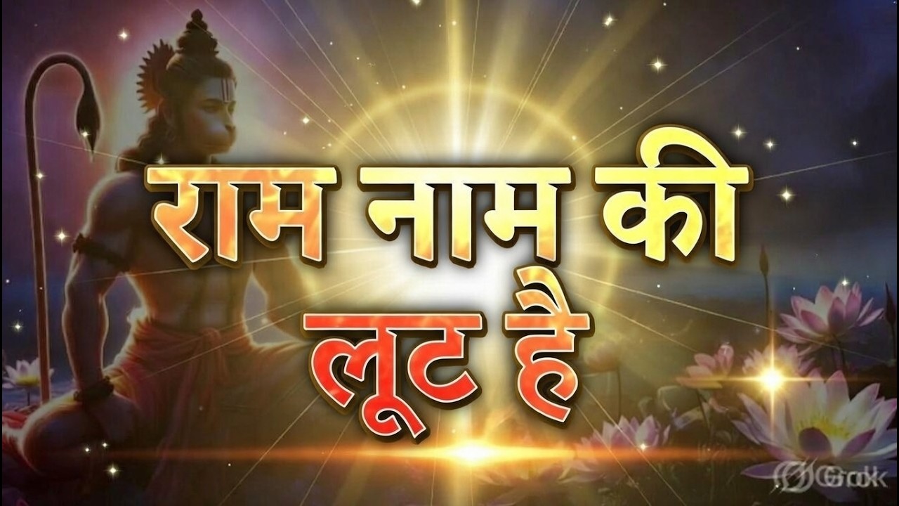 राम नाम की लूट है | Shri Ram Bhajan 2026 | Ram Naam Mahima | Ram Bhakti Song | Jai Shri Ram 🚩