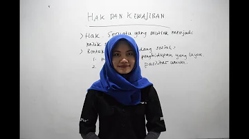 Apa yang dimaksud dengan hak dan kewajiban brainly?