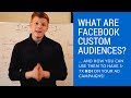 What Are Facebook Custom Audiences? ... And How You Can DOUBLE Your ROI On Your Facebook Ad Campaign