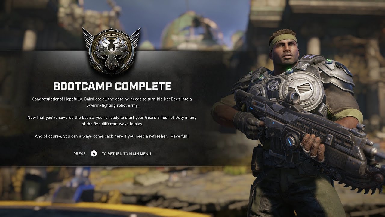 Gears5 (Gears of War 5) - How to Play (Tutorial Boot Camp) Gameplay [1080p 60FPS HD]