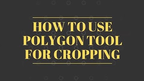How to use Polygon tool for Cropping in Adobe Photoshop...Easy Tutorial.....
