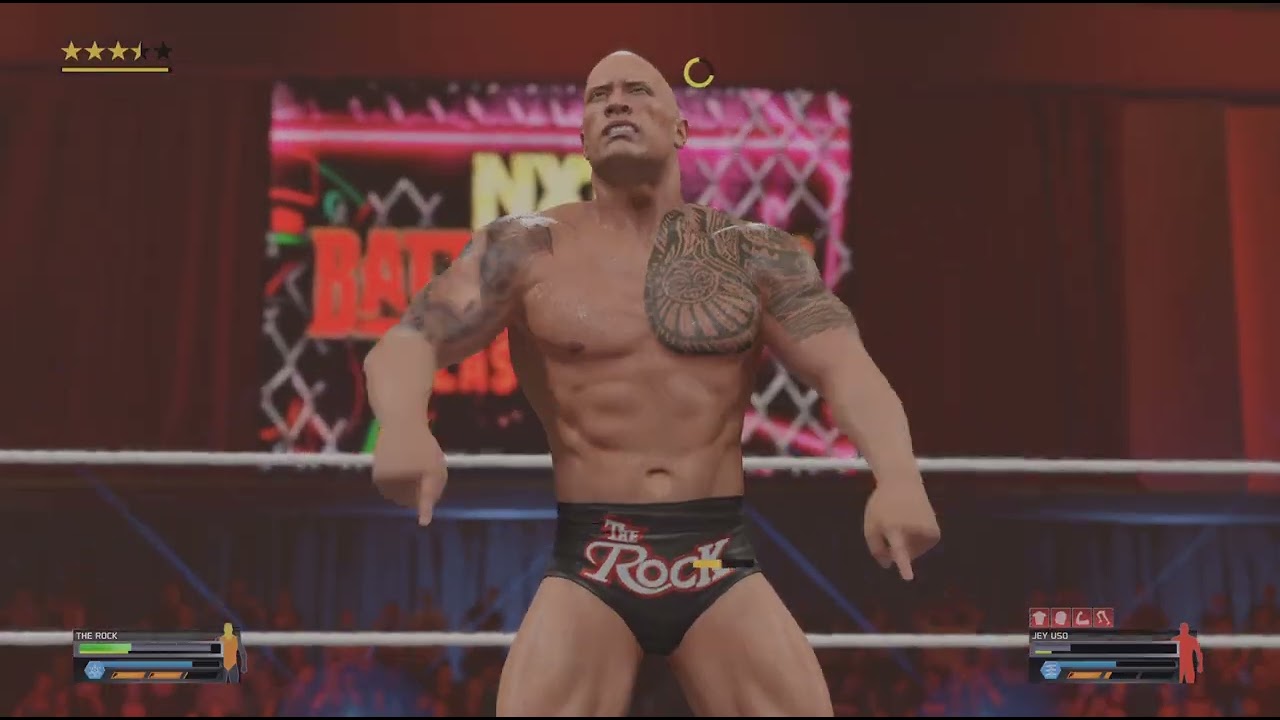 THE ROCK VS JEY USO