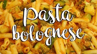 My version of: pasta bolognese