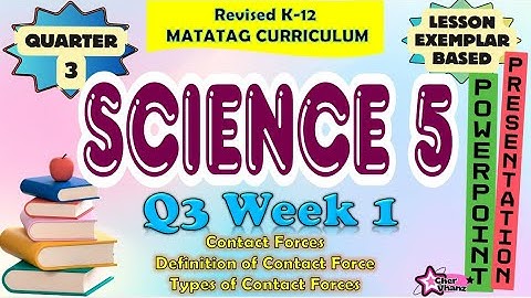 Science 5 Quarter 3 Week 1  MATATAG Curriculum / Revised K-12 LE Based PowerPoint Presentation