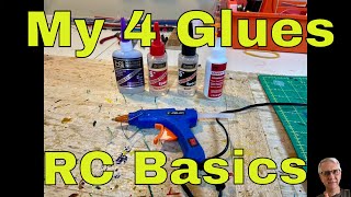 My 4 Glues RC Basics
My 4 Glues RC Basics
In this video I will discuss and demonstrate my 4 glues, as part of my RC basics series.
I have built a wide range of radio control (RC) model aircraft over the years. There are several dozen shown in this channel.
My 4 glues for RC basics are 5 minute epoxy, cyanoacrylate glue (or CA glue for short), a hot glue gun and clear canopy glue or Formula 560 glue.
5 minute epoxy is a two part glue that is mixed in equal portions and hardens within five minutes. 5 min epoxy is very strong, fills gaps and adhere to a wide range of surfaces.
CA glue is very useful for gluing wood to wood. As the CA glue dries within seconds it greatly speeds building in the shop and is suitable for field repairs.
A hot glue gun is perfect for binding foam board parts and is quite strong. A hot glue gun is ideally suited for fast building of foam board RC airplanes.
Clear canopy glue is perfect for gluing in place clear plastic canopies with no danger of fogging as with CA glues.
I purchase all of my glues on www.Amazon.com
Chapters
00:00 - Intro
00:37 - Overview
02:32 - 5 minute epoxy
06:02 - CA glue
08:46 - Hot glue gun
10:30 - Clear canopy glue My 4 Glues RC Basics