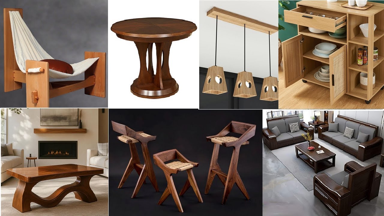 Преобразите свое жилое пространство с помощью привлекательных деревянных предметов, которые вдохн...