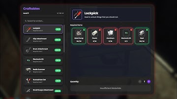 ADVANCED CRAFTING FIVEM | ESX/QBCORE