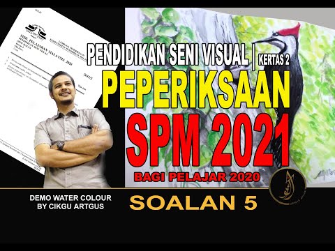 Pendidikan Seni Visual Spm 2021 Kertas 2 Soalan 5 Watercolor Kelas Live