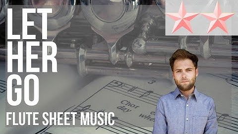 SUPER EASY Flute Sheet Music: How to play Let Her Go by Passenger