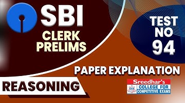 SBI CLERK 2022 PRELIMS |SBI CLERK REASONING| PRACTICE SET AND SHORTCUT TRICKS