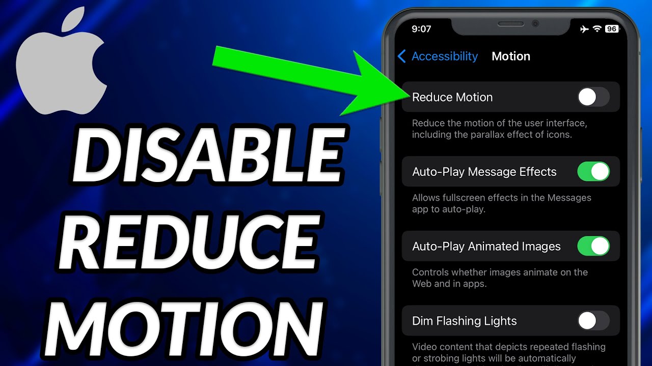 how-to-turn-off-reduce-motion-on-iphone-youtube