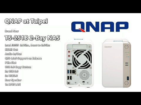 QNAP TS-251B 2-Bay Value NAS for Home and SMB at Computex 2018