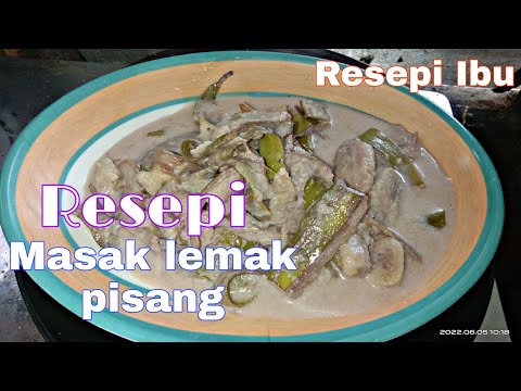 Pisang Masak Lemak Lada Hitam