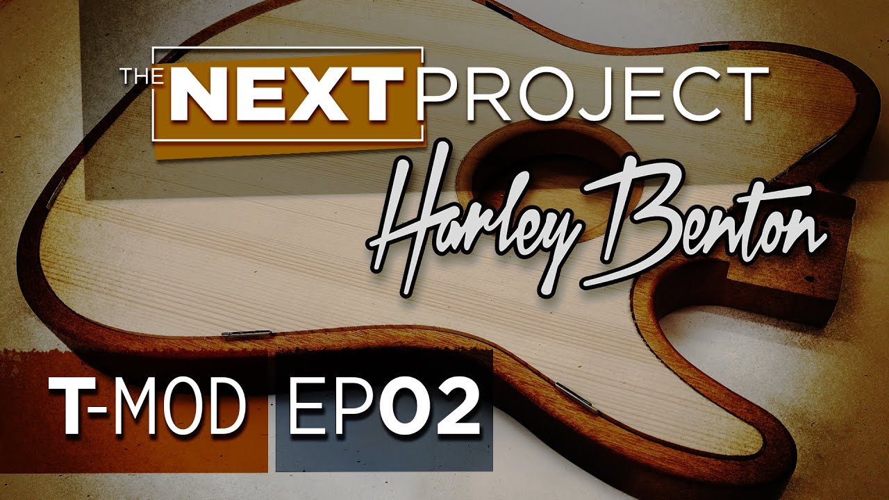 Building a T-Style Acoustasonic from a Harley Benton kit - Ep02