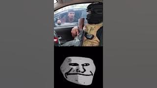 blud trying fight a soldier 💀 | troll face meme (credit: to @banggaluh, @BangTampue)