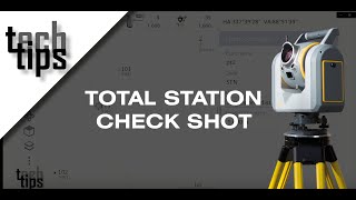 Check shot for total stations