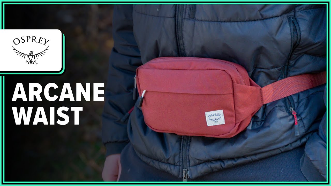 osprey arcane belt bag Hip 2 L equipped with intuitive organisation and a handy key clip Osprey Arcane Waist Pack One