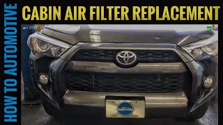 Brian eslick from how to automotive http://www.howtoautomotive.com
takes you step-by-step through the process of replacing cabin air
filter on a 2015 toy...