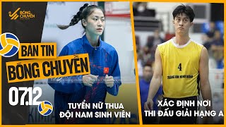 Bản tin bóng chuyền 7/12: Đội tuyển nữ thất bại trước đội bóng nam, khởi tranh Cúp CLB nam thế giới