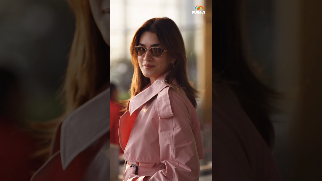 Крити Санон демонстрирует безупречный гламурный образ в розовом на выходе из аэропорта ❤️