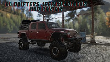 SnowRunner Mod Review | OL DRIFTERS JEEP GLADIATOR