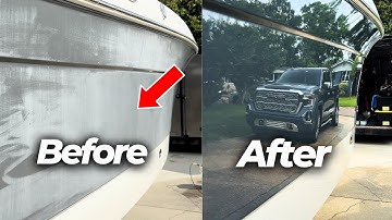 How to Remove Oxidation on a Boat! Full boat detailing tutorial 
