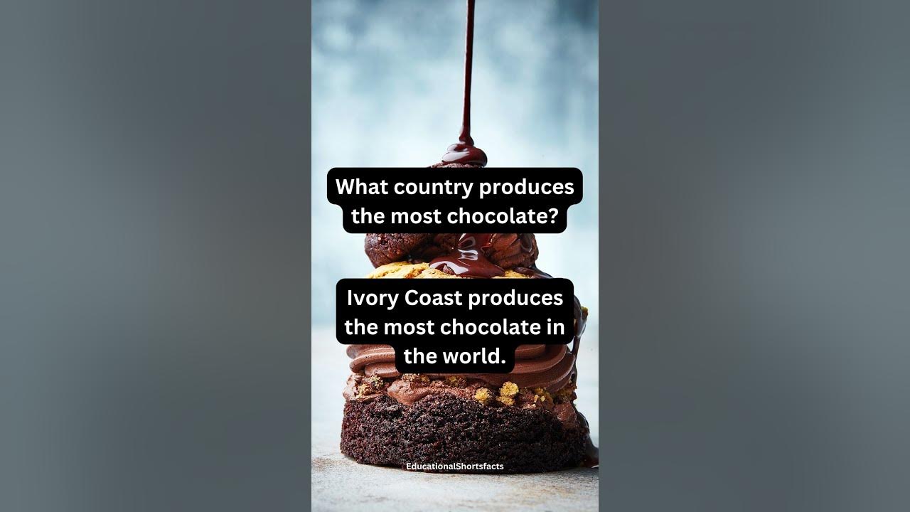 What country produces the most chocolate youtube