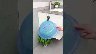 🚿 Tiny Bathroom Makeover in Seconds! ✨#bathroommakeover #spacehack #cleaningtips #shortvideo #viral