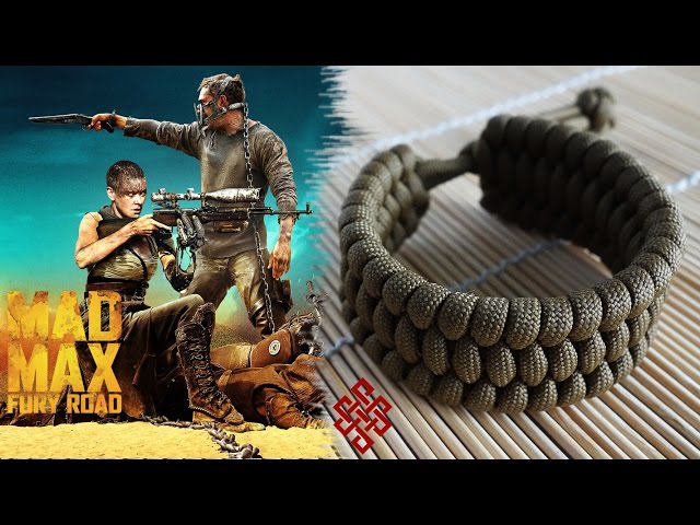 Make a Mad Max Style Paracord Survival Bracelet THE ORIGINAL -  Boredparacord.com 