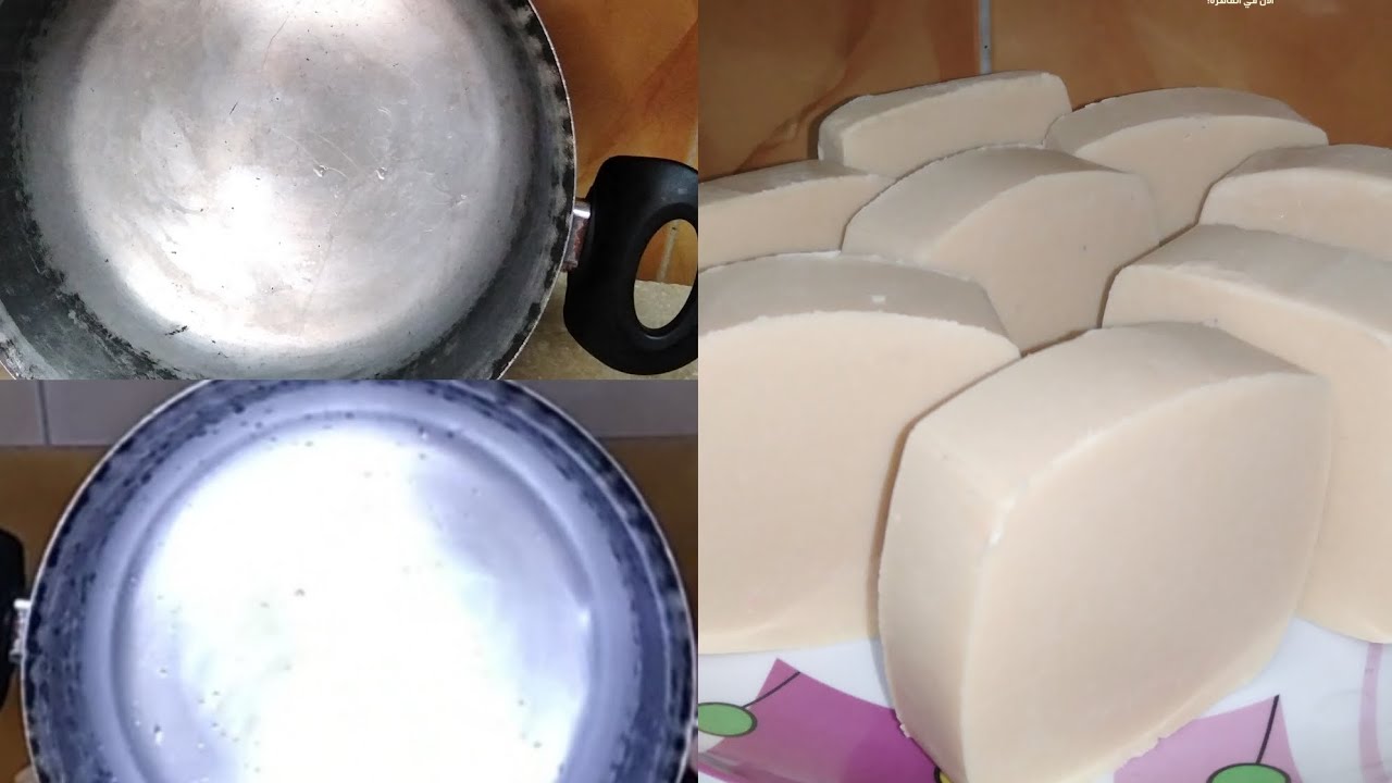 بجوده خياليه وبكل سهوله طريقة عمل الصابون البلدي لتلميع الحلل الالمنيوم 😍👌