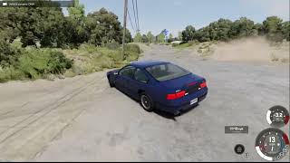 me trying my best to drift in BeamNG drive