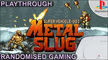 Metal Slug Super Vehicle-001 - PlayStation (PS1) - Intro & Arcade Playthrough 1CC on MVS [4K]