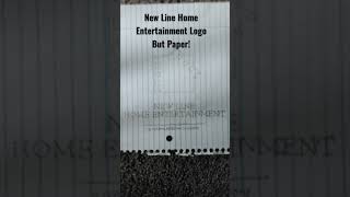 New Line Home Entertainment Logo But Paper