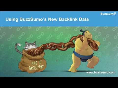 How to Use BuzzSumo's Backlinks Feature