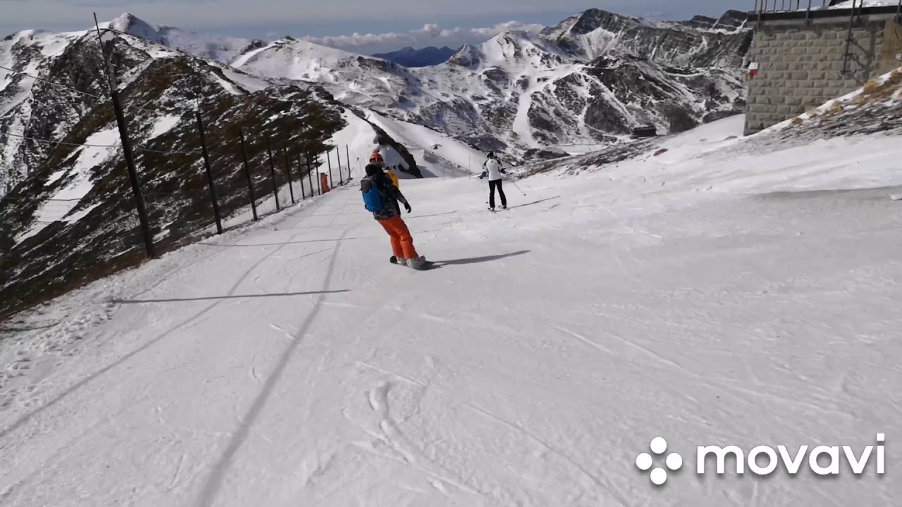 Спуск по трассе в Abetone 27.02.20 piste n.32