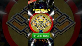 BEST TH15 WAR BASE LINK! #clashofclans #coc #th15 #th15base