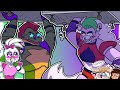 Alpha Wolf Roxy Beats Beta Gator Monty | FNAF Security Breach Comic Dub