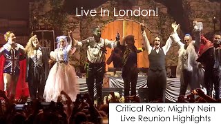 Live in London! | Critical Role Mighty Nein Reunion Highlights and Funny Moments